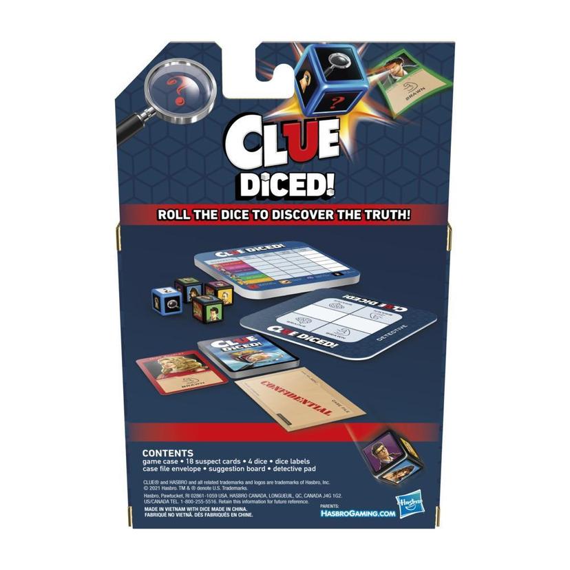 Clue Diced Game, Easy to Learn Game, Quick Game, Portable Travel Game, Travel Game, Fast Game for Kids Ages 8 and Up product image 1