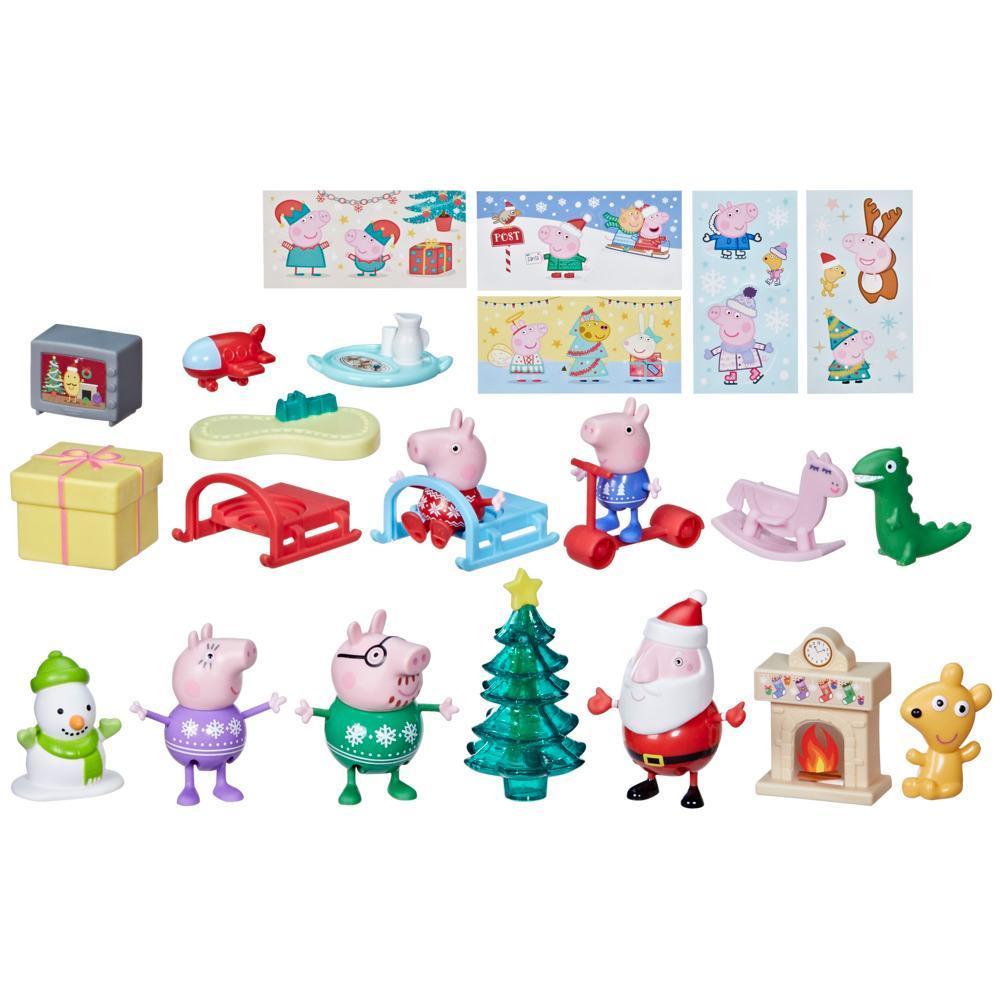 Peppa Pig Advent Calendar with 24 Surprise Toys and Stickers, Preschool Toys product thumbnail 1