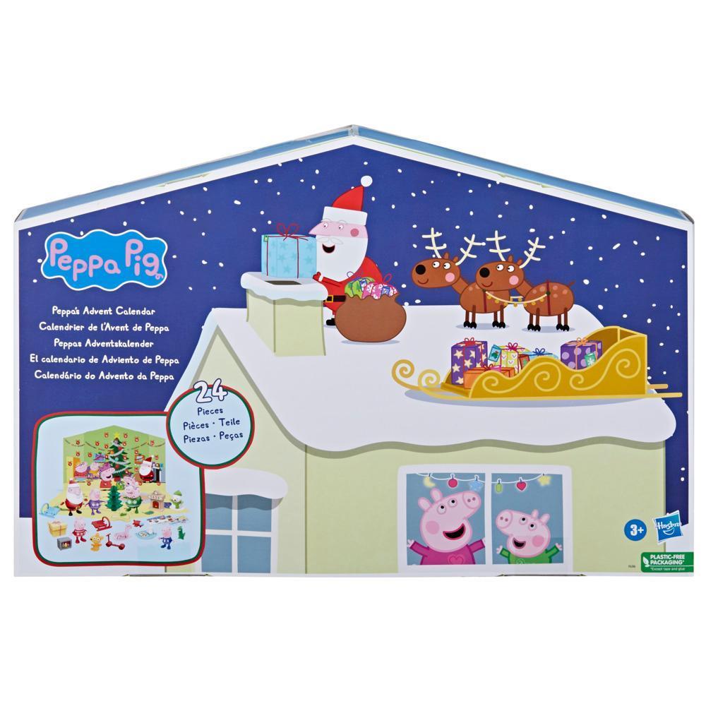 Peppa Pig Advent Calendar with 24 Surprise Toys and Stickers, Preschool Toys product thumbnail 1