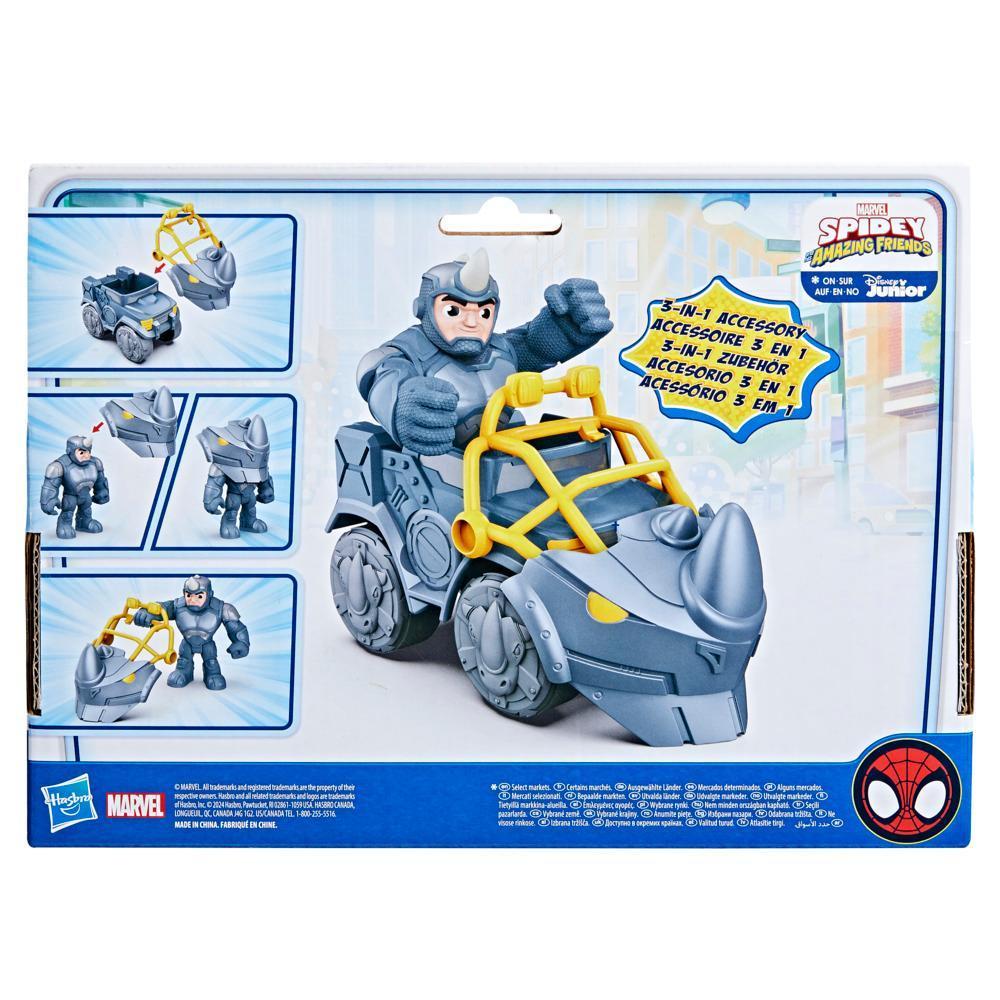 Marvel Spidey and His Amazing Friends Rhino Wrecker Toy Set for Kids 3+ product thumbnail 1