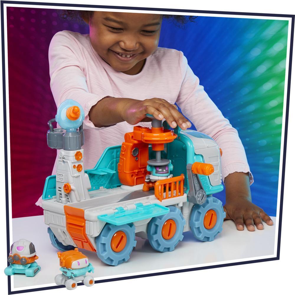 PJ Masks Romeo Bot Builder Preschool Toy, 2-in-1 Romeo Vehicle and Robot Factory Playset for Kids Ages 3 and Up product thumbnail 1