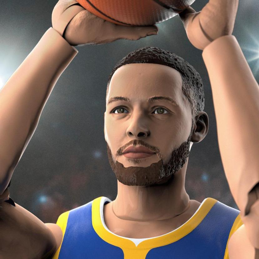 Hasbro Starting Lineup Series 1 Stephen Curry product image 1