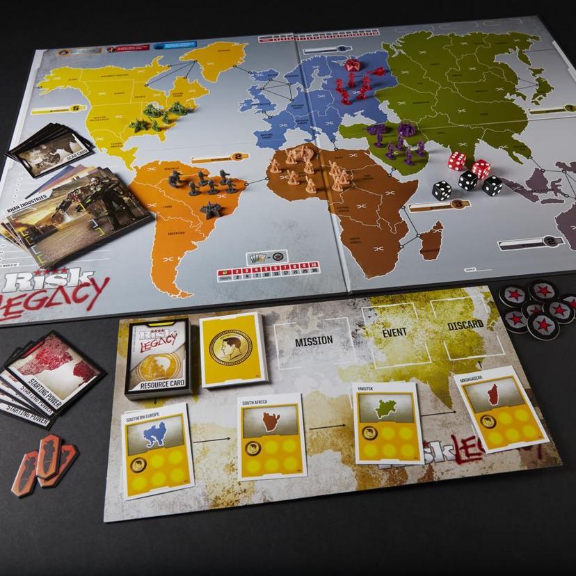 Avalon Hill Risk Legacy Strategy Tabletop Game, Immersive Narrative Board Game For Ages 13 and Up, 3-5 Players product image 1