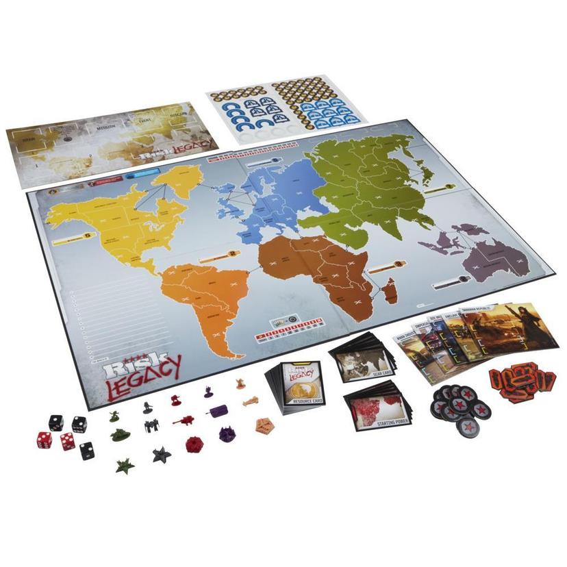 Avalon Hill Risk Legacy Strategy Tabletop Game, Immersive Narrative Board Game For Ages 13 and Up, 3-5 Players product image 1