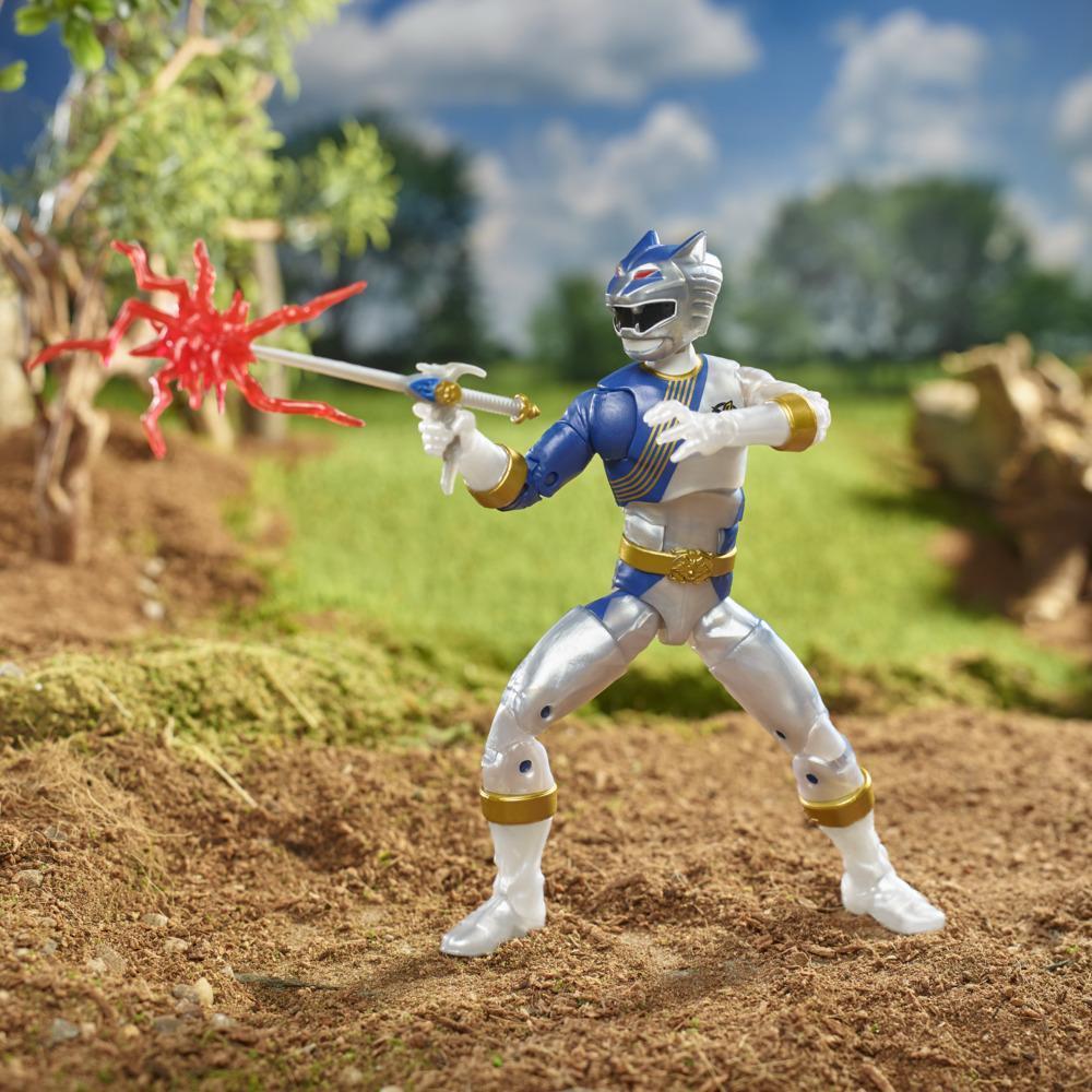 Power Rangers Lightning Collection Wild Force Lunar Wolf Ranger 6-Inch Action Figure Toy Power Pop Art Packaging Variant product thumbnail 1