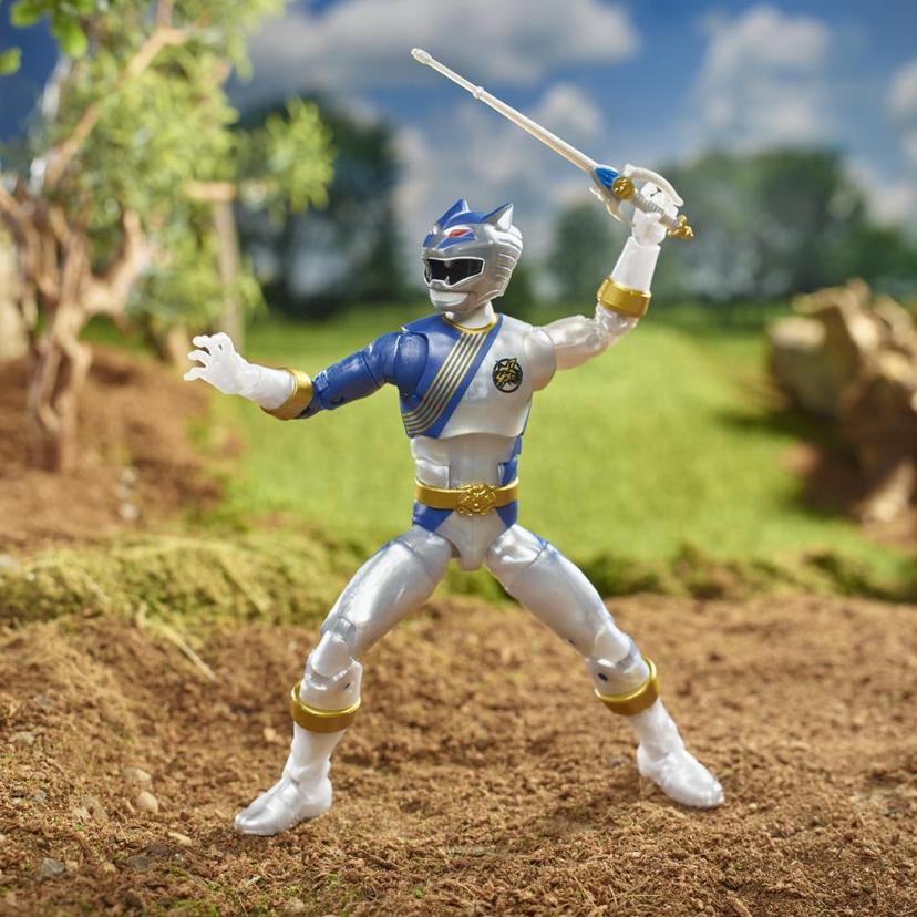 Power Rangers Lightning Collection Wild Force Lunar Wolf Ranger 6-Inch Action Figure Toy Power Pop Art Packaging Variant product image 1