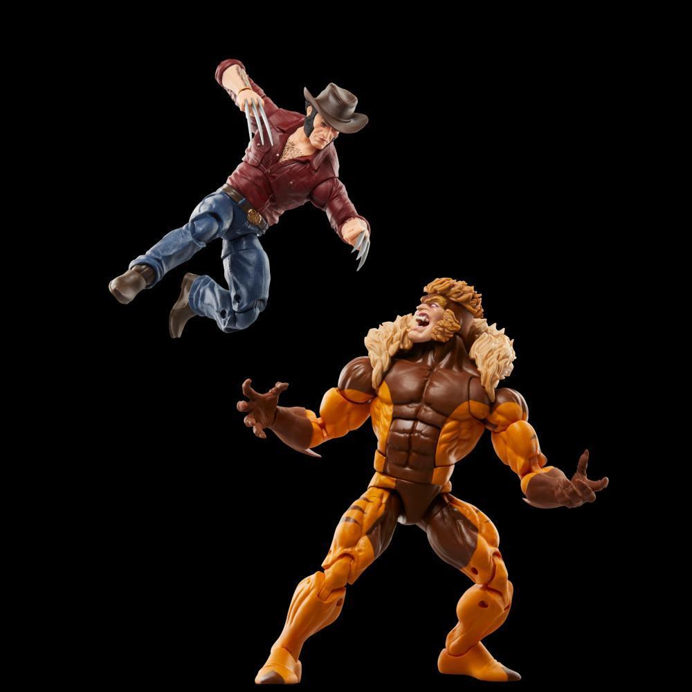 Marvel Legends Series Marvel's Logan vs Sabretooth, 6" Comics Collectible Action Figures product thumbnail 1