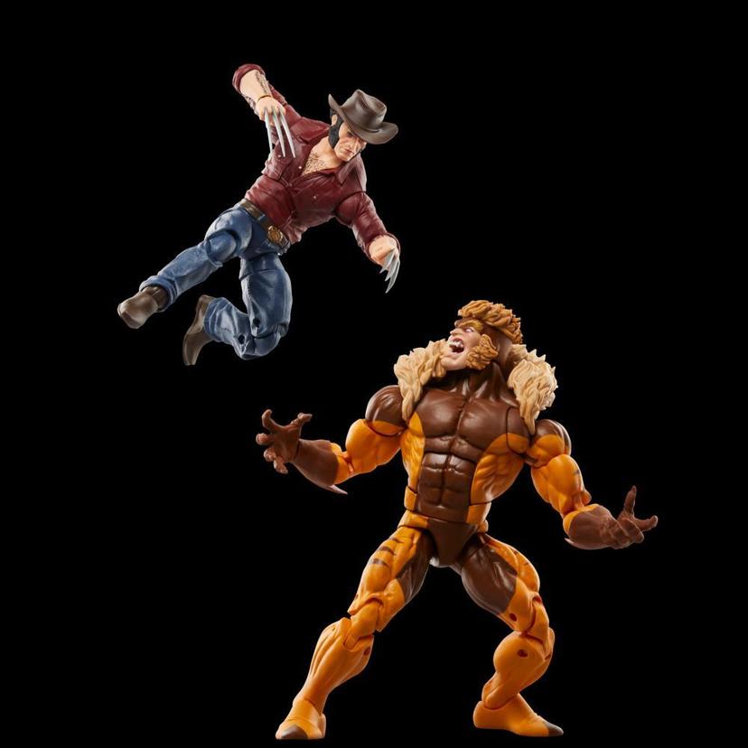 Marvel Legends Series Marvel's Logan vs Sabretooth, 6" Comics Collectible Action Figures product image 1