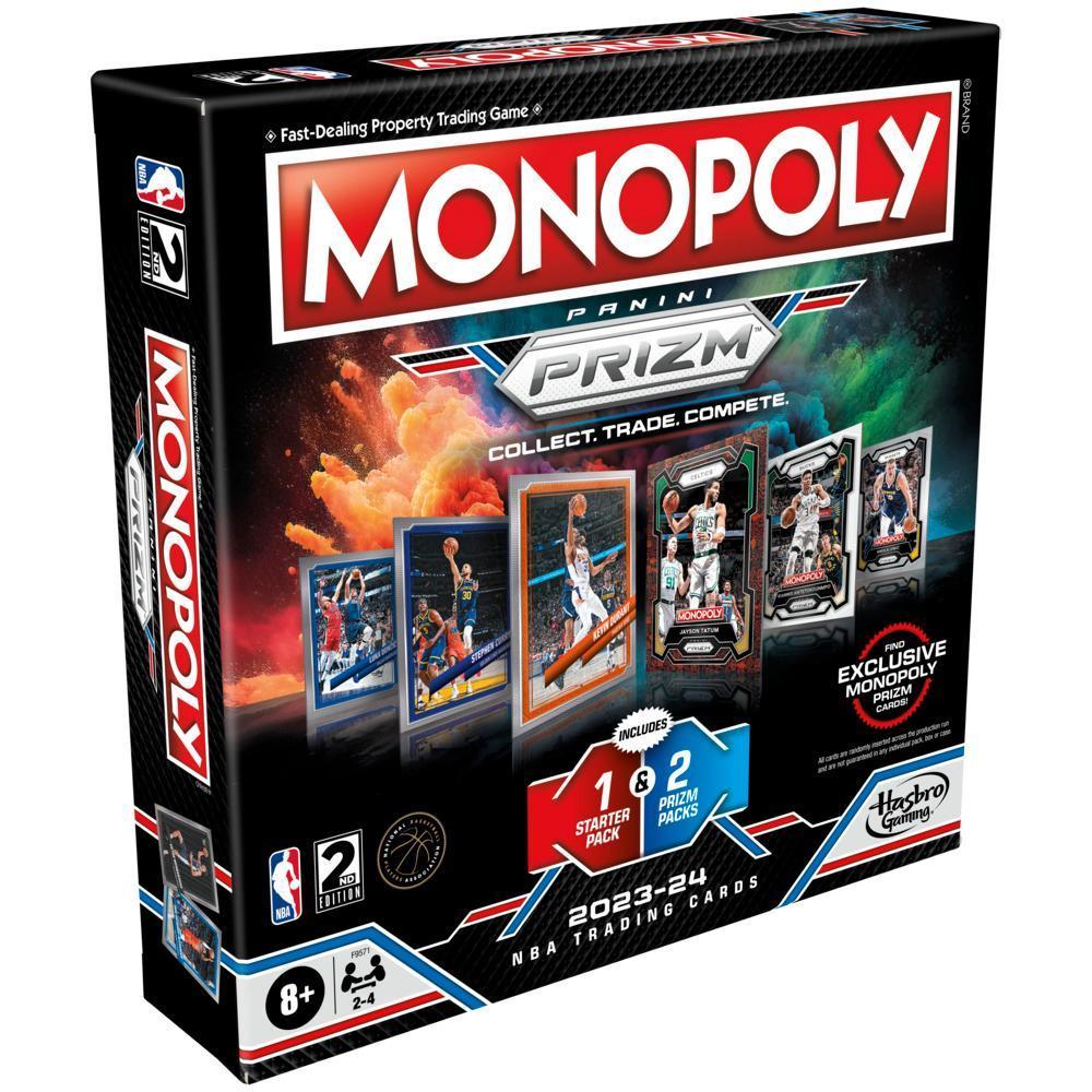 Monopoly Prizm: NBA 2nd Edition Board Game with 2023-24 Panini NBA Trading Cards, Ages 8+ product thumbnail 1