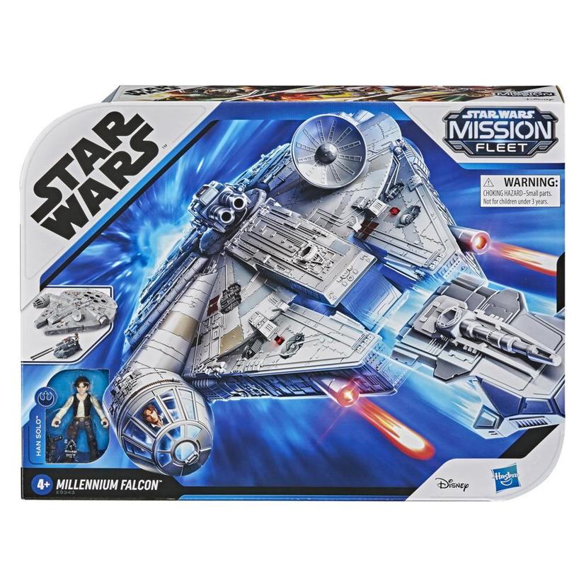 Wars Mission Fleet Han Solo Millennium Falcon Figure and Vehicle, Toys Kids Ages 4 and - Wars