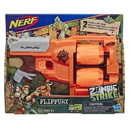 FlipFury Nerf Zombie Strike Toy Blaster with 2 Flipping Drums and 12 Official Nerf Zombie Strike Elite Darts – For Kids, Teens, Adults product thumbnail 1