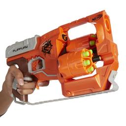 FlipFury Nerf Zombie Strike Toy Blaster with 2 Flipping Drums and 12 Official Nerf Zombie Strike Elite Darts – For Kids, Teens, Adults product thumbnail 1