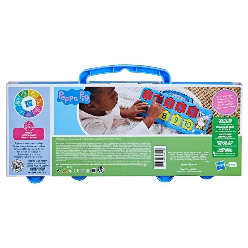 Peppa Pig Toys Peppa's 1-2-3 Bus, 1 to 10 Counting Toys, Interactive Preschool Toys product image 1