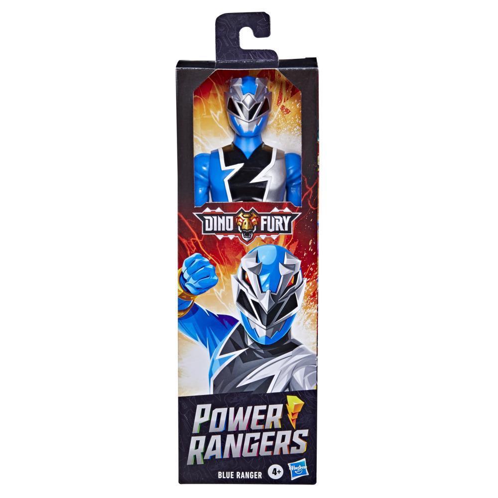 Power Rangers Dino Fury Blue Ranger 12-Inch Action Figure Toy Inspired by Power Rangers TV Show product thumbnail 1