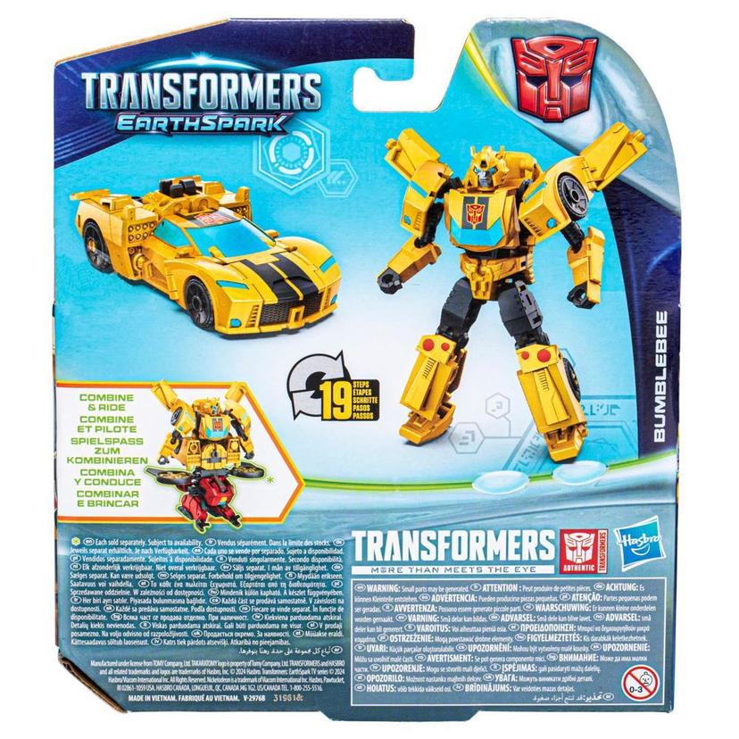 Transformers Toys EarthSpark Warrior Class Bumblebee, 5" Action Figures for Kids 6+ product image 1