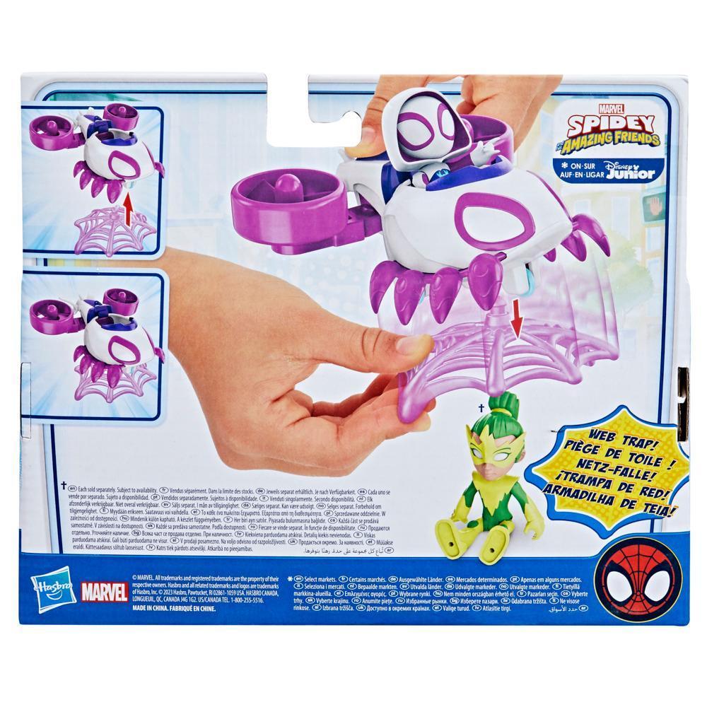 Marvel Spidey and His Amazing Friends Ghost Spider Copter Set, Action Figure, Vehicle, and Accessory product thumbnail 1