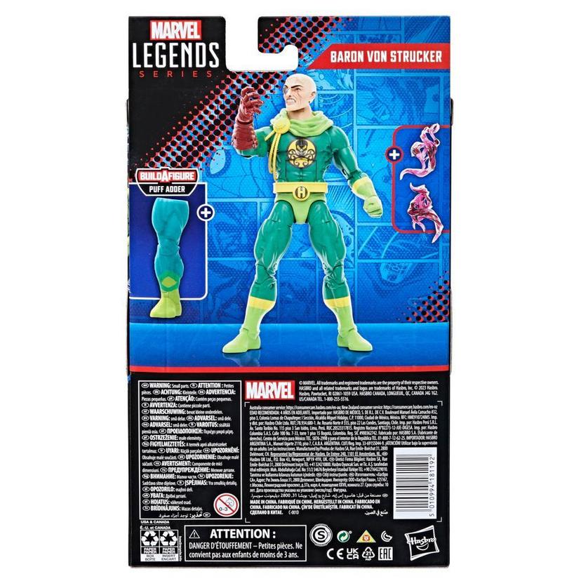 Hasbro Marvel Legends Series: Baron Von Strucker Marvel Classic Comic Action Figure (6”) product image 1
