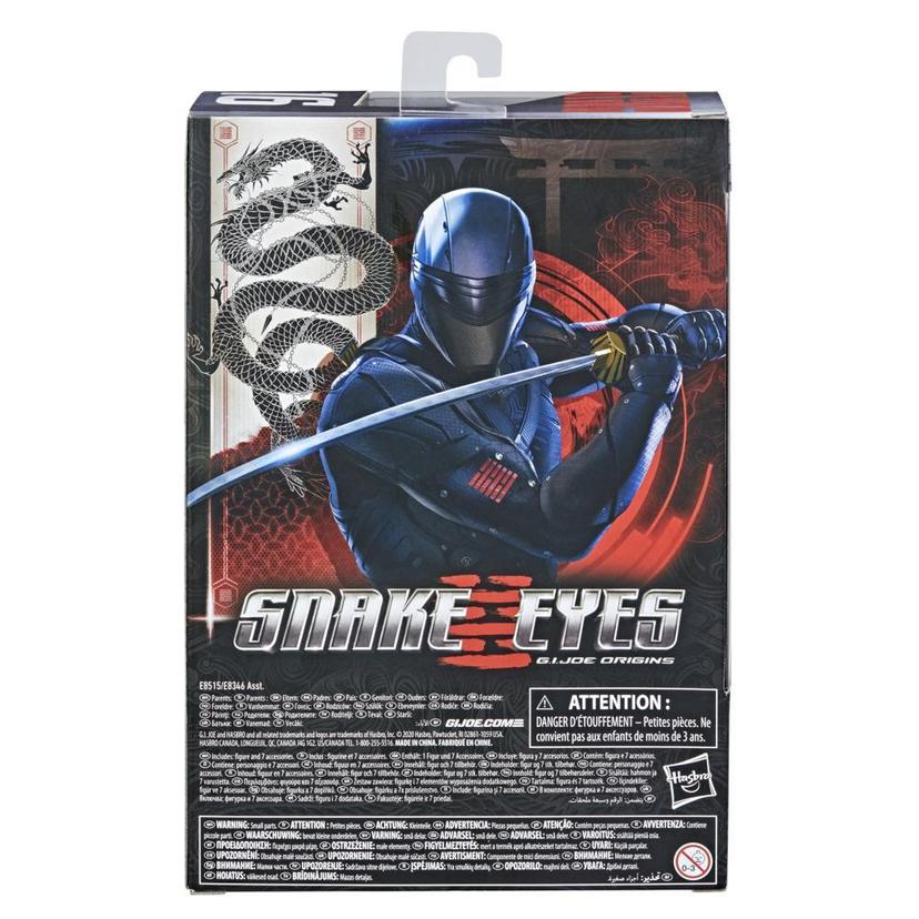 G.I. Joe Classified Series Snake Eyes: G.I. Joe Origins Snake Eyes Action Figure 16, Premium Toy with Custom Package Art product image 1