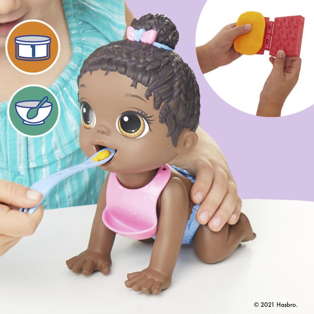 Baby Alive Lil Snacks Doll, Eats and "Poops," 8-inch Baby Doll with Snack Mold, Toy for Kids Ages 3 and Up, Black Hair product thumbnail 1