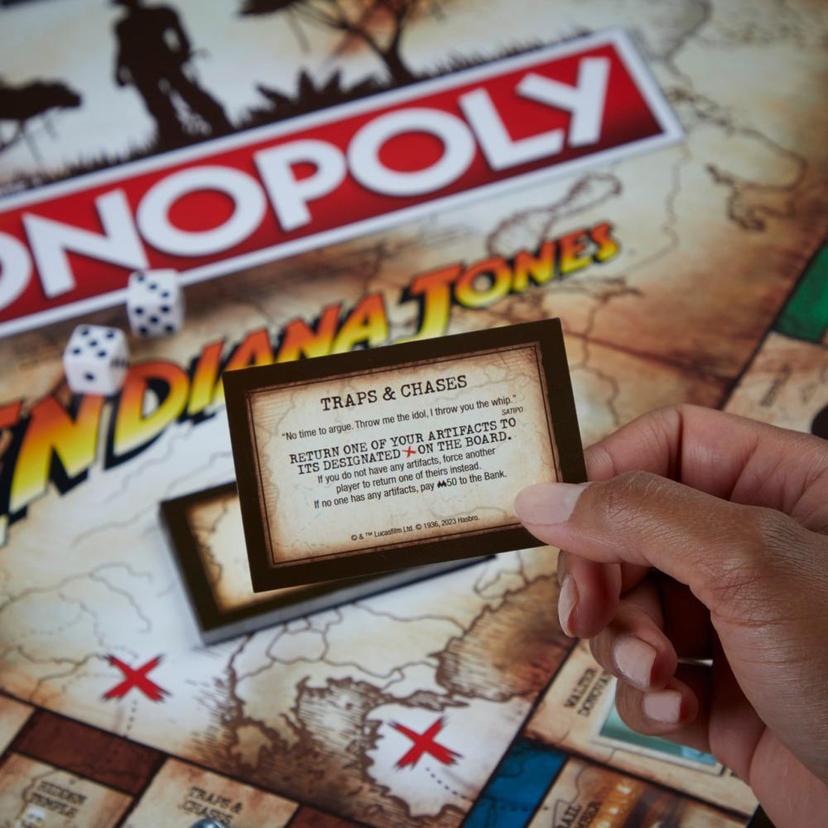 Monopoly Indiana Jones Game, Board Game for 2-6 Players, For Kids Ages 8 and up product image 1