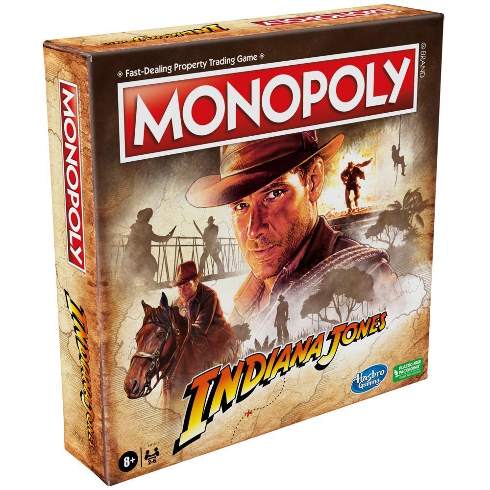 Monopoly Indiana Jones Game, Board Game for 2-6 Players, For Kids Ages 8 and up product thumbnail 1