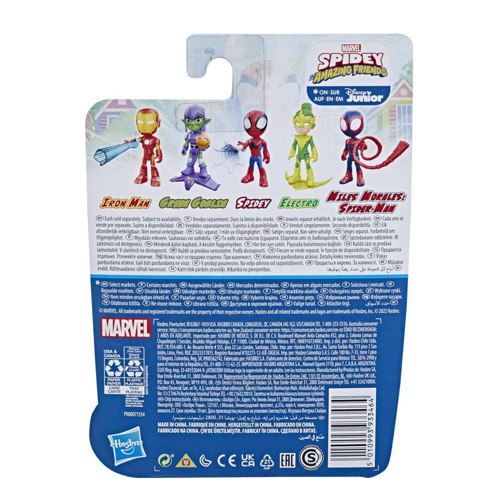 Marvel Spidey and His Amazing Friends Electro Action Figure Toy, Preschool Hero Figure with Accessory, Age 3 and Up product thumbnail 1