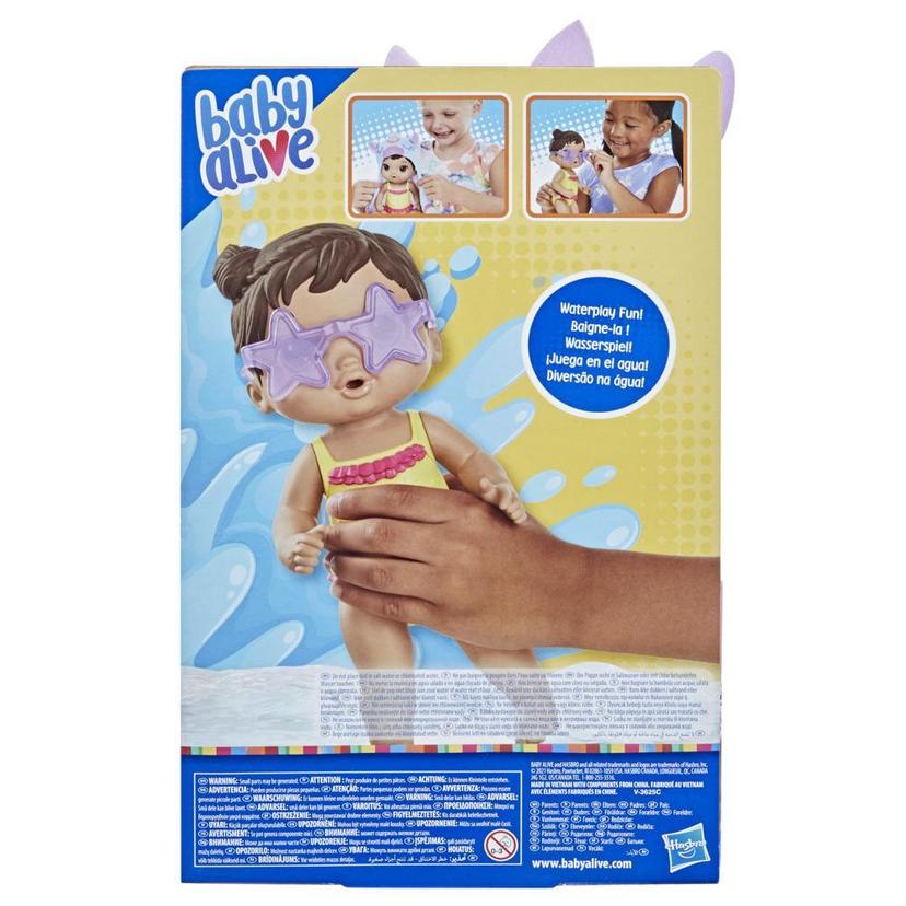 Baby Alive Sunshine Love Doll, Unicorn Towel, 10-Inch Waterplay Baby Doll, Sunglasses, Brown Hair Toy for Kids 3 and Up product image 1