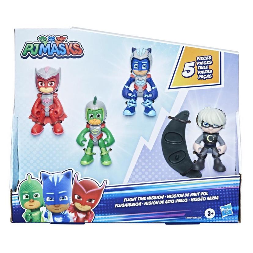 PJ Masks Flight Time Mission Action Figure Set, Preschool Toy for Kids Ages 3 and Up, 4 Figures and 1 Accessory product image 1