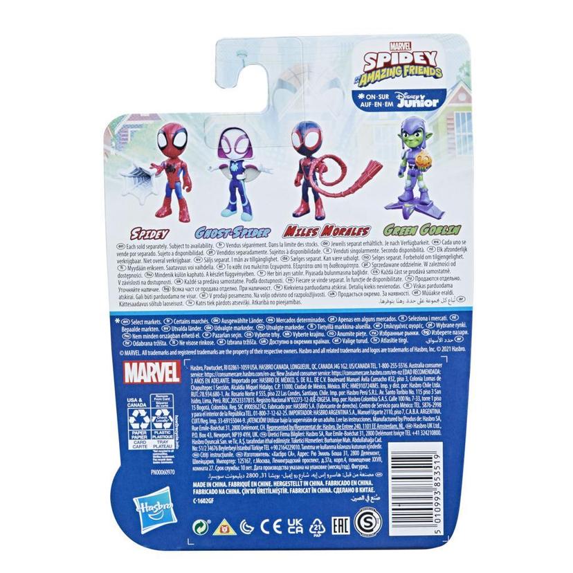 Marvel Spidey and His Amazing Friends Miles Morales Hero Figure, 4-Inch Scale Action Figure And 1 Accessory, For Kids Ages 3 And Up product image 1