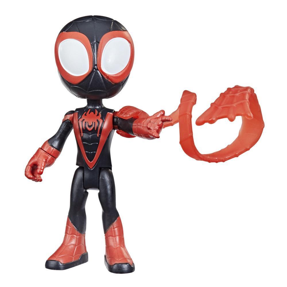 Marvel Spidey and His Amazing Friends Miles Morales Hero Figure, 4-Inch Scale Action Figure And 1 Accessory, For Kids Ages 3 And Up product thumbnail 1