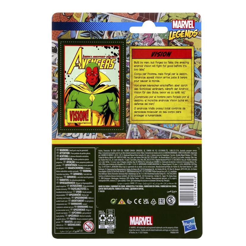 Hasbro Marvel Legends 3.75-inch Retro 375 Collection Marvel's Vision Action Figure Toy product image 1