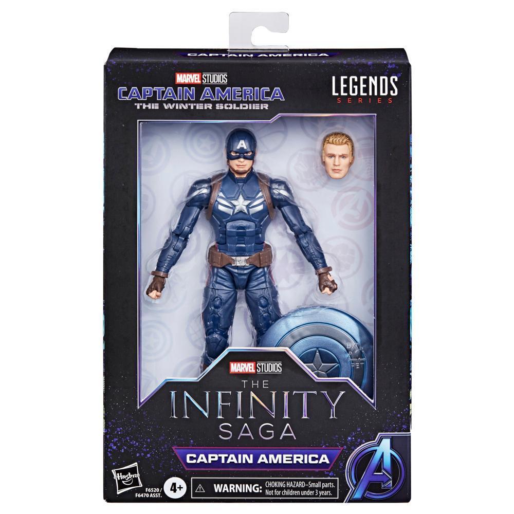 Hasbro Marvel Legends Series Captain America, 6" Marvel Legends Action Figures product thumbnail 1