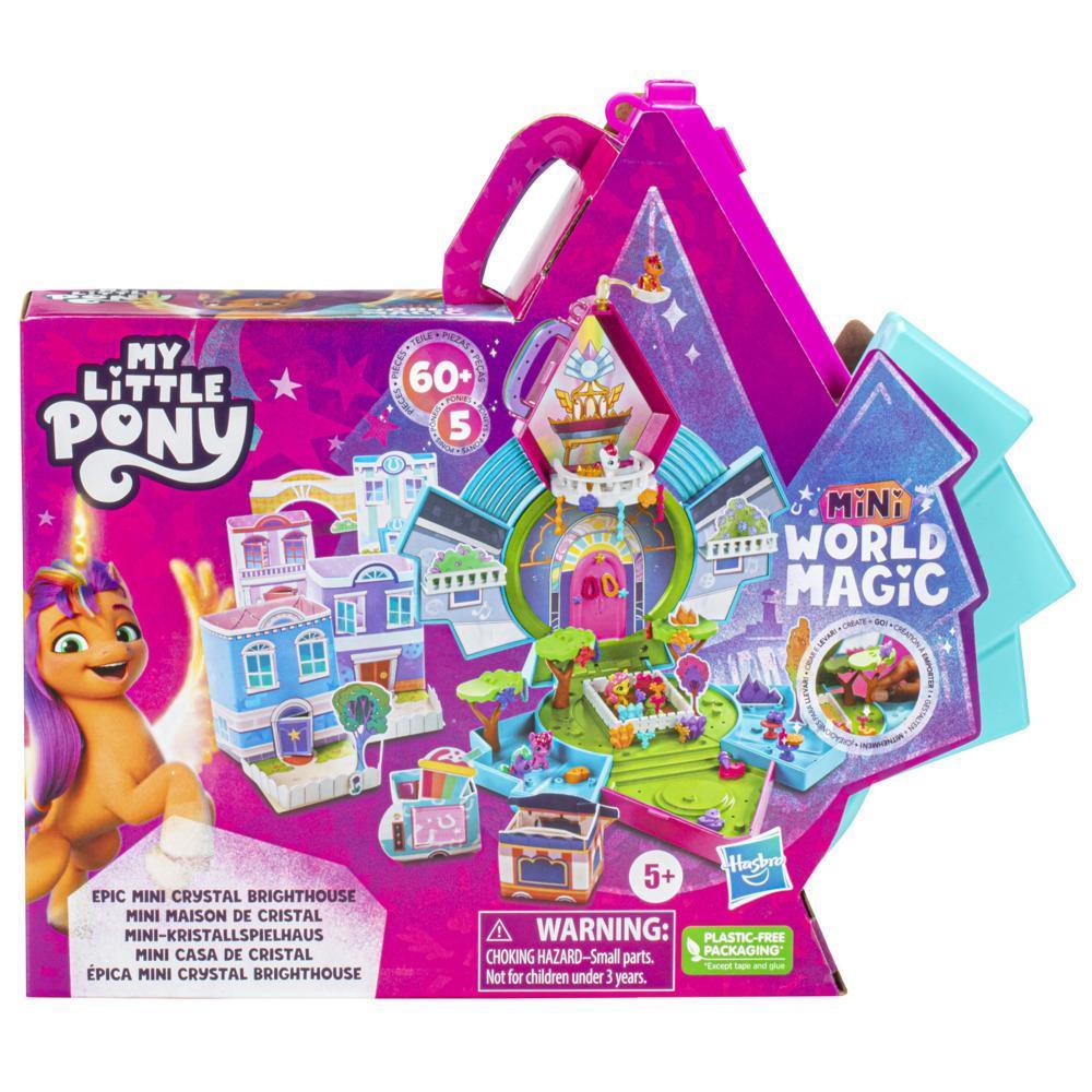 My Little Pony Mini World Magic Epic Mini Crystal Brighthouse Toy - Playset with 5 Collectible Figures, Kids Ages 5+ product thumbnail 1