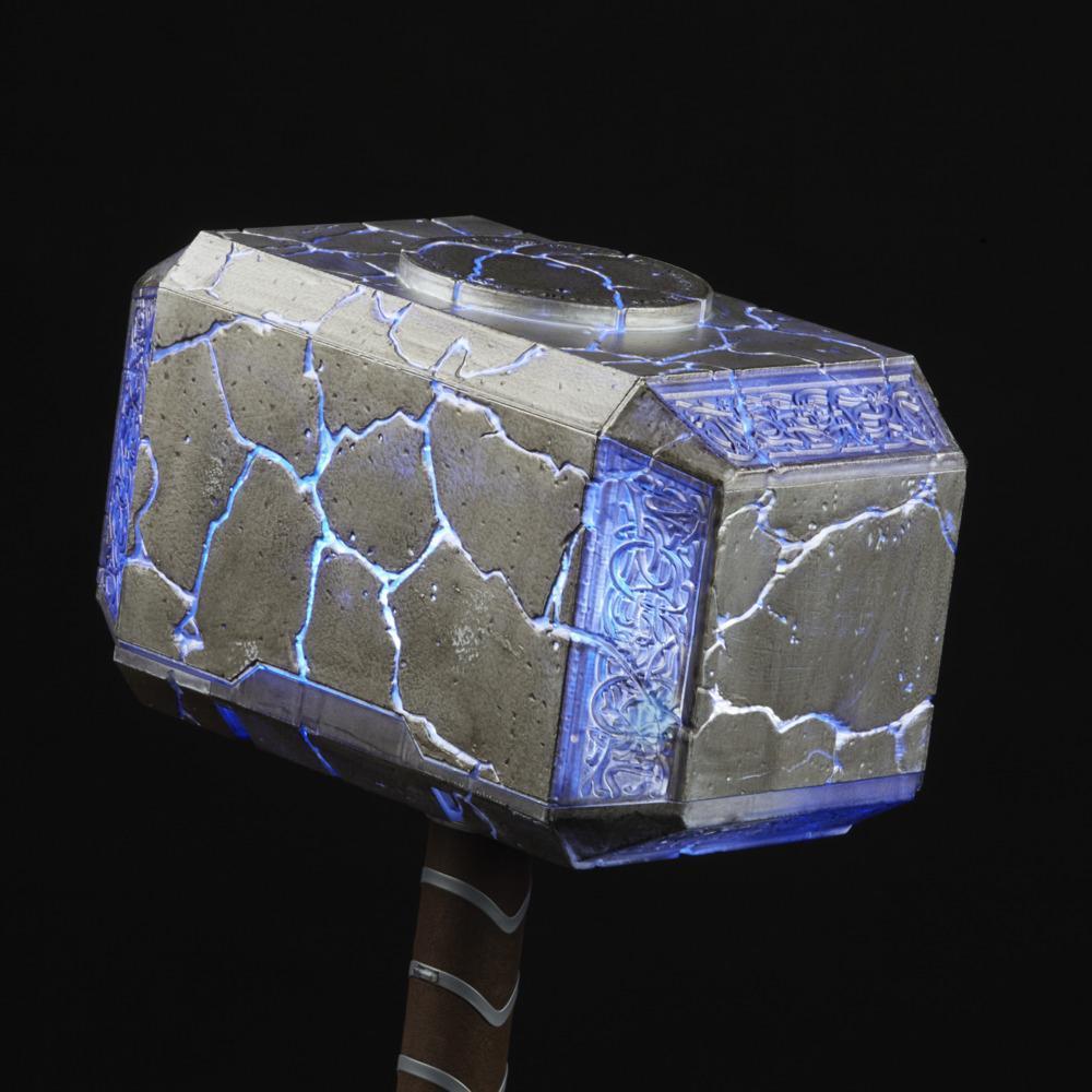 Marvel Legends Series Thor Mjolnir Premium Electronic Roleplay Hammer with lights and sound FX product thumbnail 1