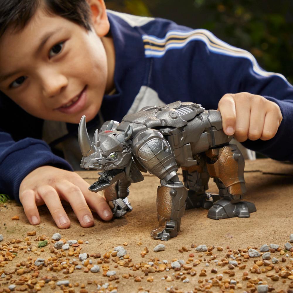 Transformers Toys Transformers: Rise of the Beasts Movie, Smash Changer Rhinox Action Figure - Ages 6 and up, 9-inch product thumbnail 1