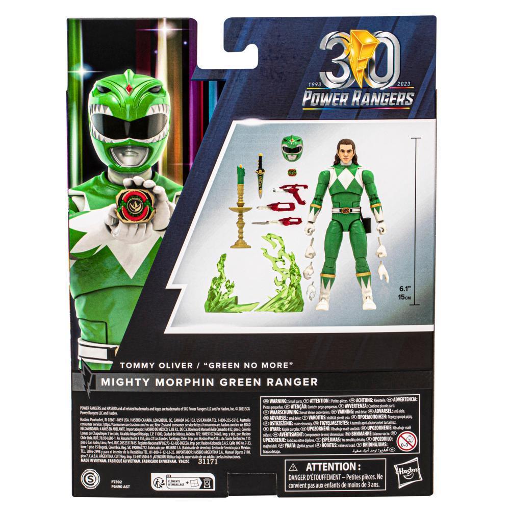 Power Rangers Lightning Collection Remastered Mighty Morphin Green Ranger Action Figure (6") product image 1