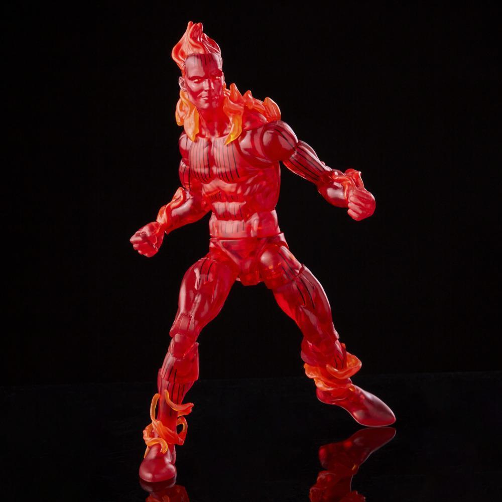 Hasbro Marvel Legends Series Retro Fantastic Four The Human Torch 6-inch Action Figure Toy, Includes 4 Accessories product thumbnail 1