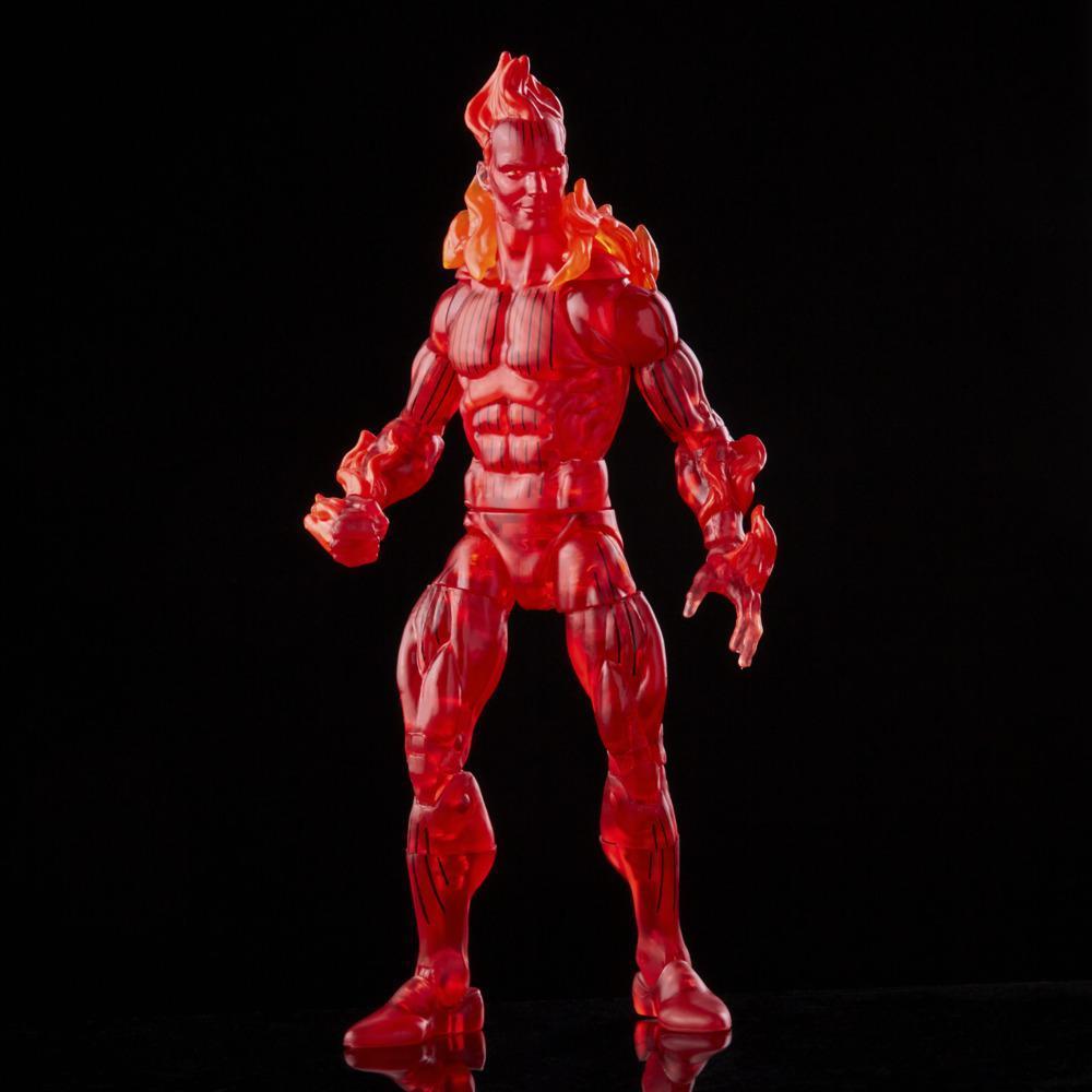 Hasbro Marvel Legends Series Retro Fantastic Four The Human Torch 6-inch Action Figure Toy, Includes 4 Accessories product thumbnail 1