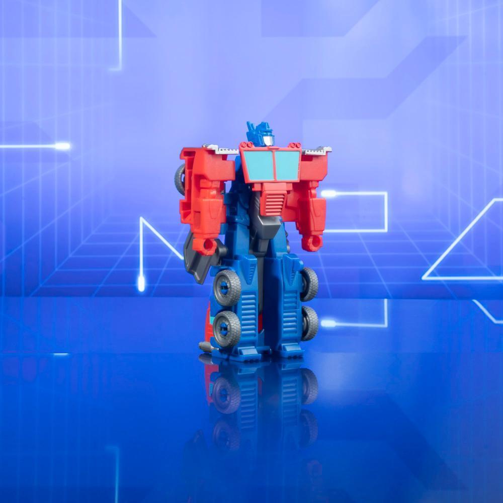 Transformers Toys EarthSpark 1-Step Flip Changer Optimus Prime Action Figure product thumbnail 1