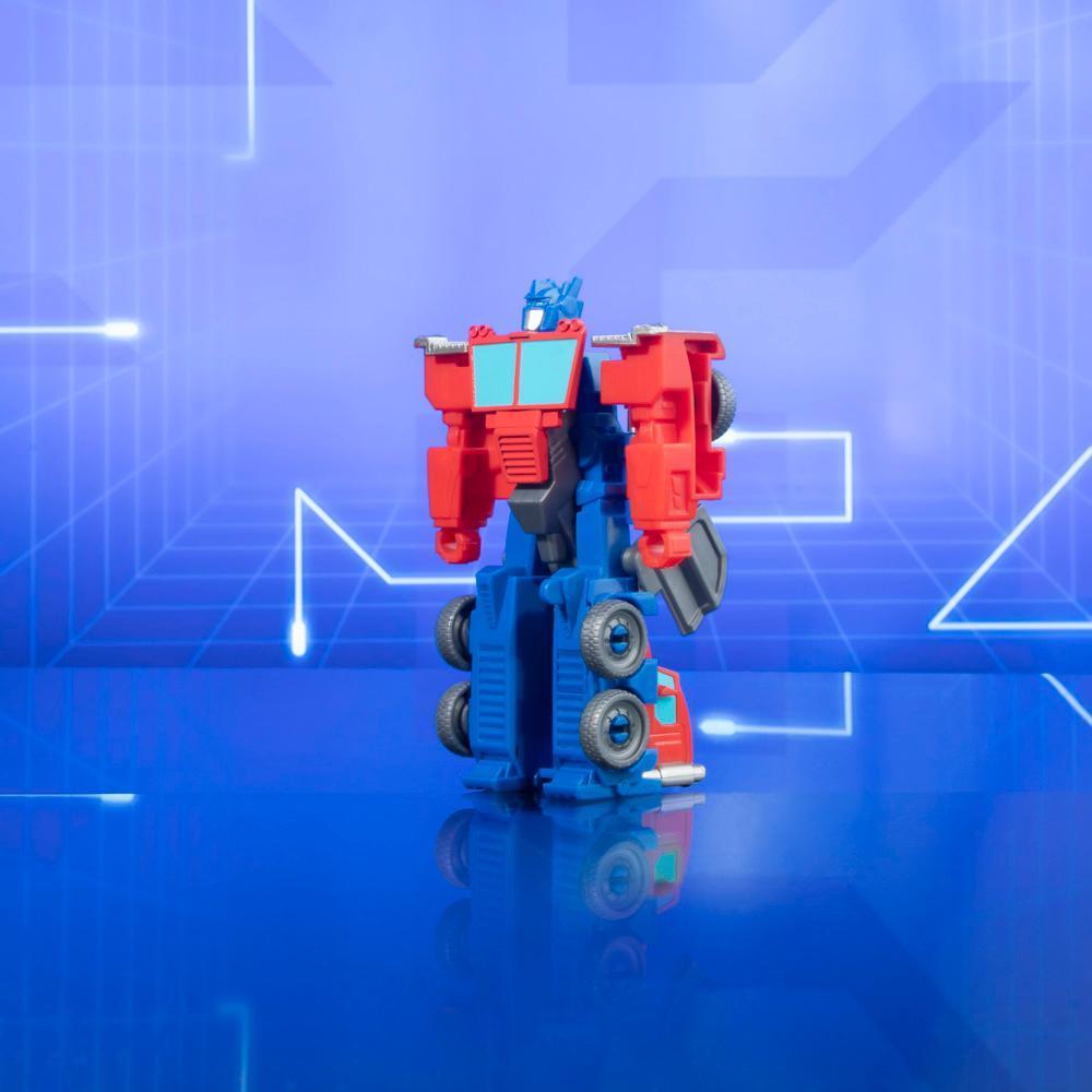 Transformers Toys EarthSpark 1-Step Flip Changer Optimus Prime Action Figure product thumbnail 1