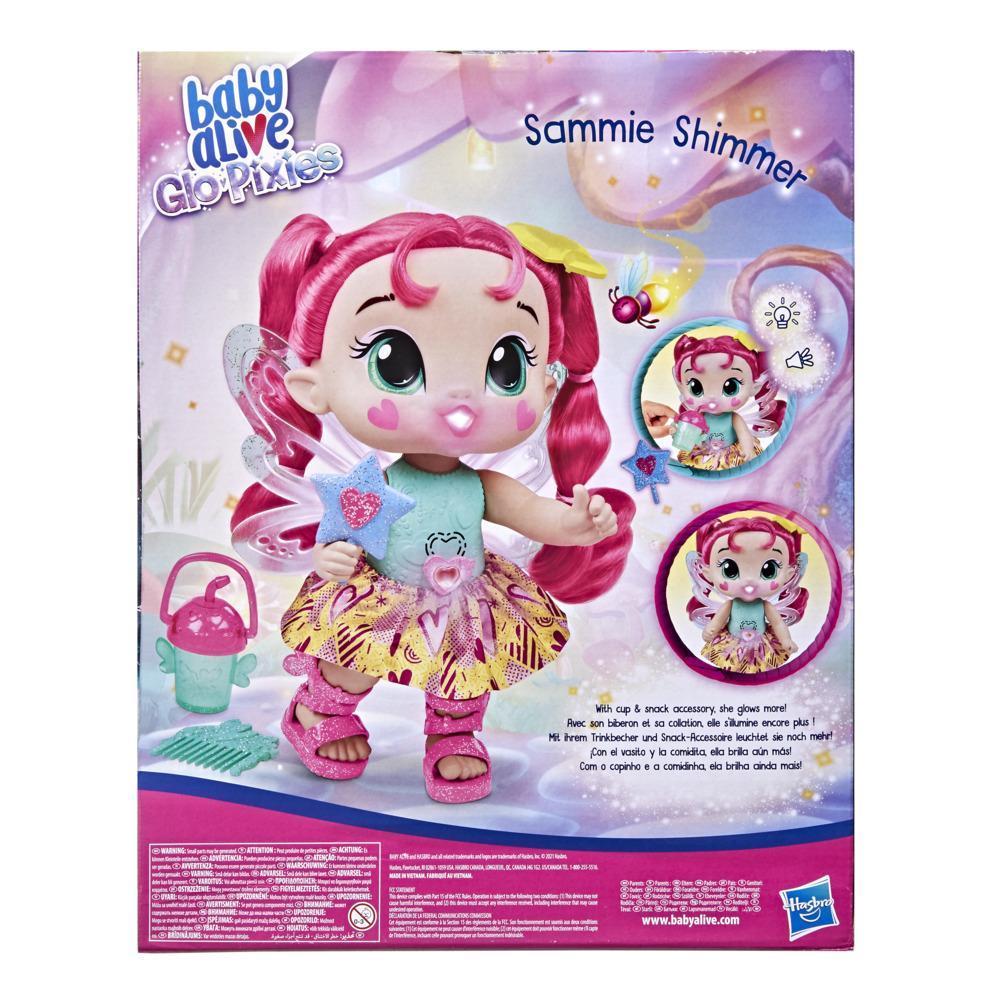 Baby Alive GloPixies Doll, Sammie Shimmer, Glowing Pixie Toy for Kids Ages 3 and Up, Interactive 10.5-inch Doll product thumbnail 1