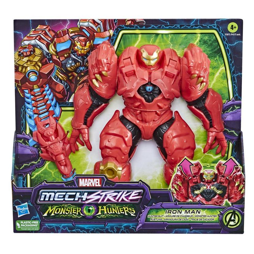 Marvel Avengers Mech Strike Monster Hunters Hunter Suit Iron Man Toy, 8-Inch-Scale Deluxe Figure, Ages 4 and Up product image 1