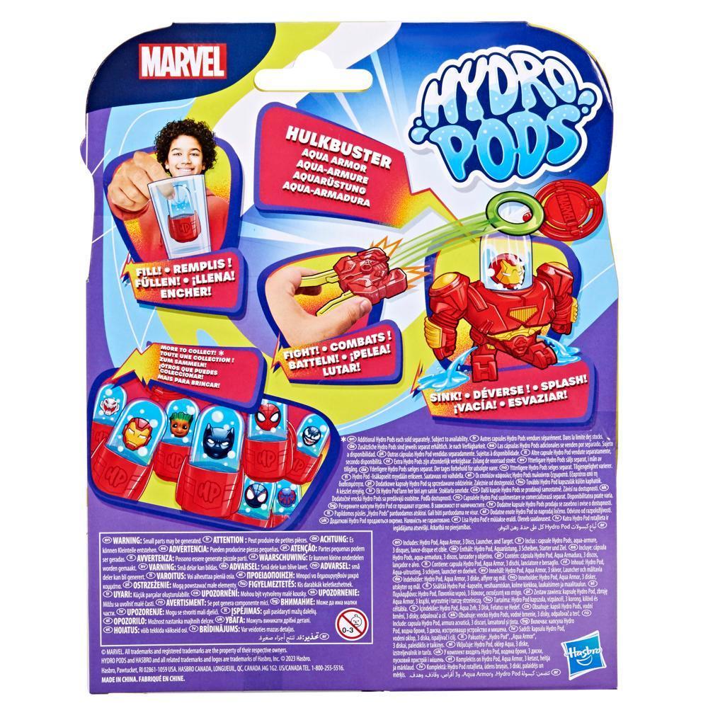 Hydro Pods Marvel Hulkbuster Aqua Armor, Iron Man Mech Suit, Water Activated Battle Toy product thumbnail 1