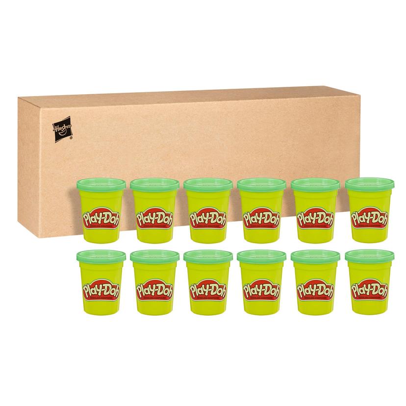 Play-Doh Bulk 12-Pack of Green Non-Toxic Modeling Compound, 4-Ounce Cans product image 1
