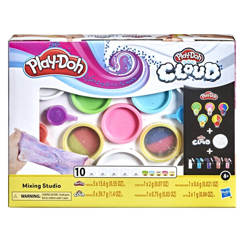 Play-Doh Mixing Studio Kit with 5 Super Cloud and 5 Scented Modeling Compound Cans, Fun Mix-ins, Non-Toxic product thumbnail 1