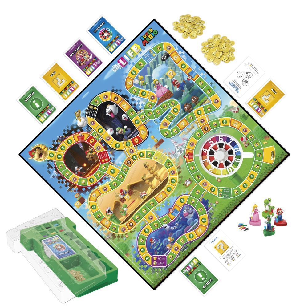 The Game of Life: Super Mario Edition Board Game for Kids Ages 8 and Up product thumbnail 1