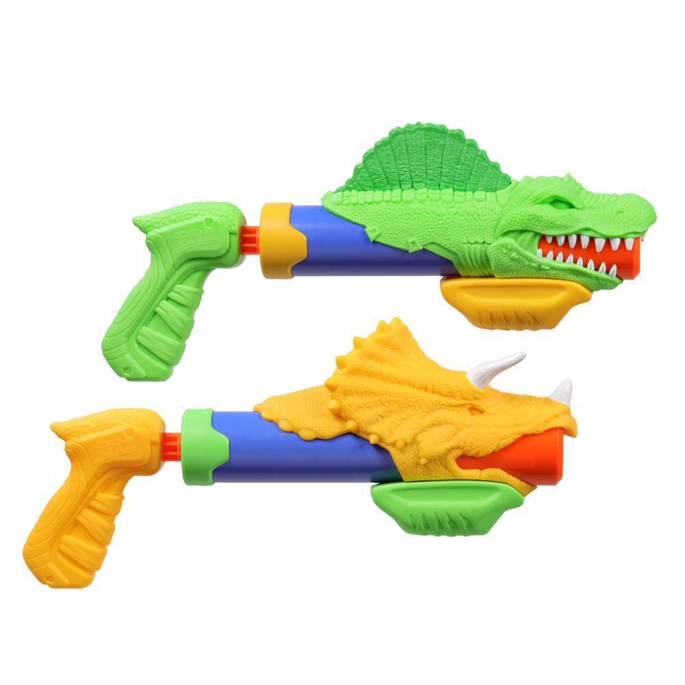 Nerf Super Soaker DinoSquad Dino Splashers, 2 Water Blasters with Dinosaur Designs, Outdoor Water Toys product thumbnail 1