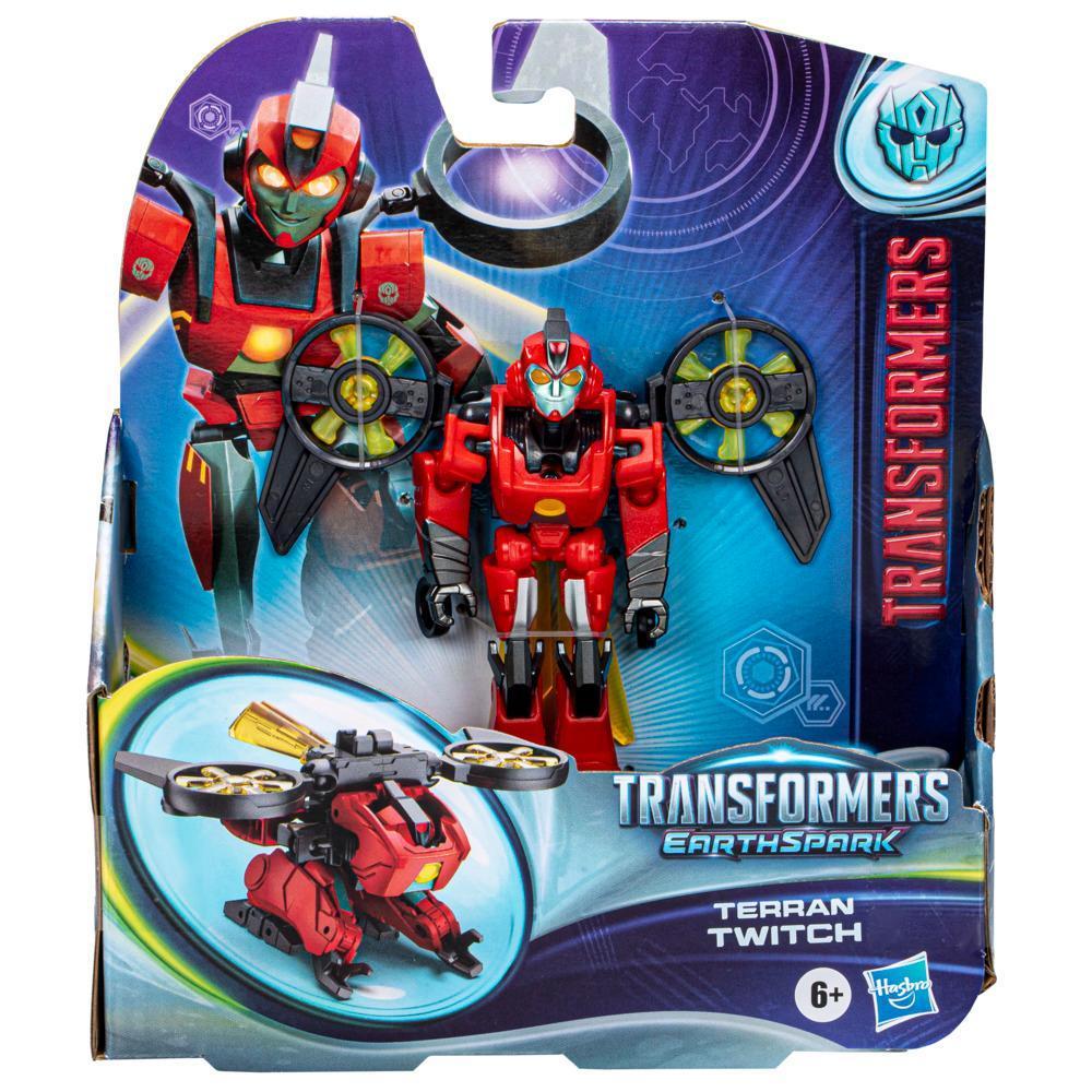 Transformers Toys EarthSpark Warrior Class Terran Twitch, 5" Action Figures for Kids 6+ product thumbnail 1