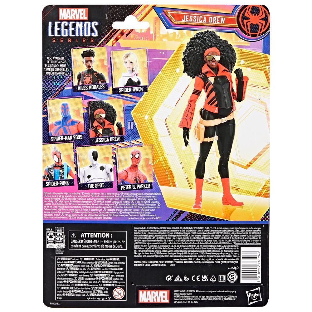 Marvel Legends Series Spider-Man: Across the Spider-Verse (Part One) Jessica Drew 6-inch Action Figure, 2 Accessories product thumbnail 1