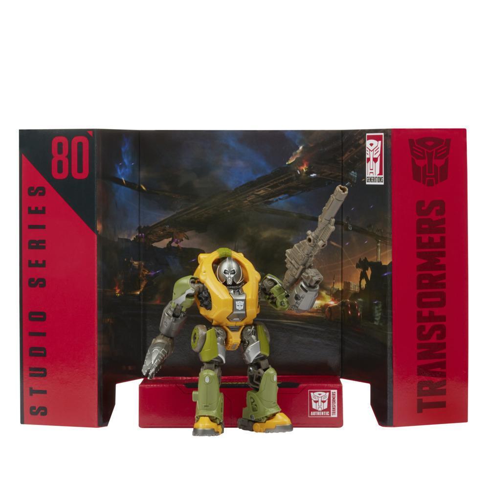 Transformers Toys Studio Series 80 Deluxe Transformers: Bumblebee Brawn Action Figure, 8 and Up, 4.5-inch product thumbnail 1